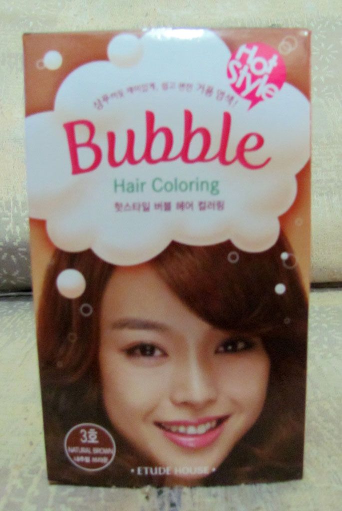 Etude House Hot Style Bubble Hair Coloring 3 Natural Brown Bonjour